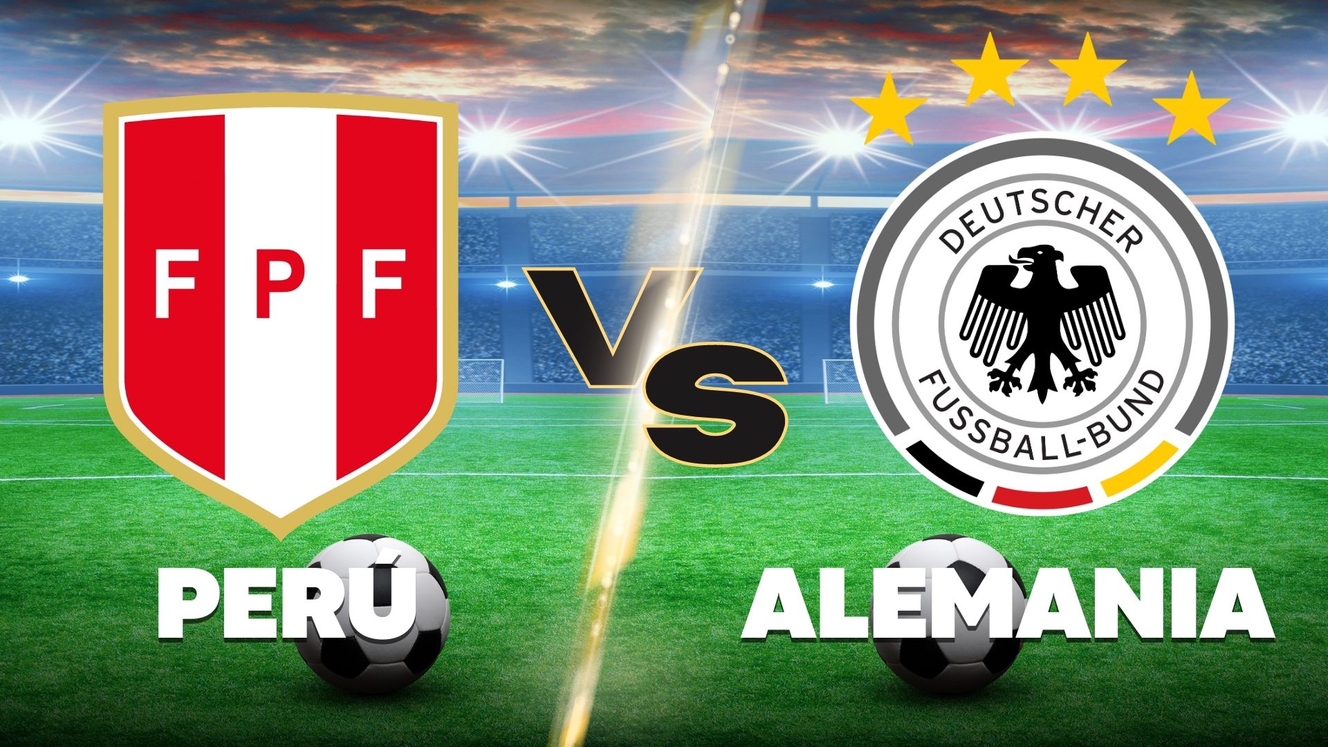 Alemania vs Perú en vivo Amistoso Internacional