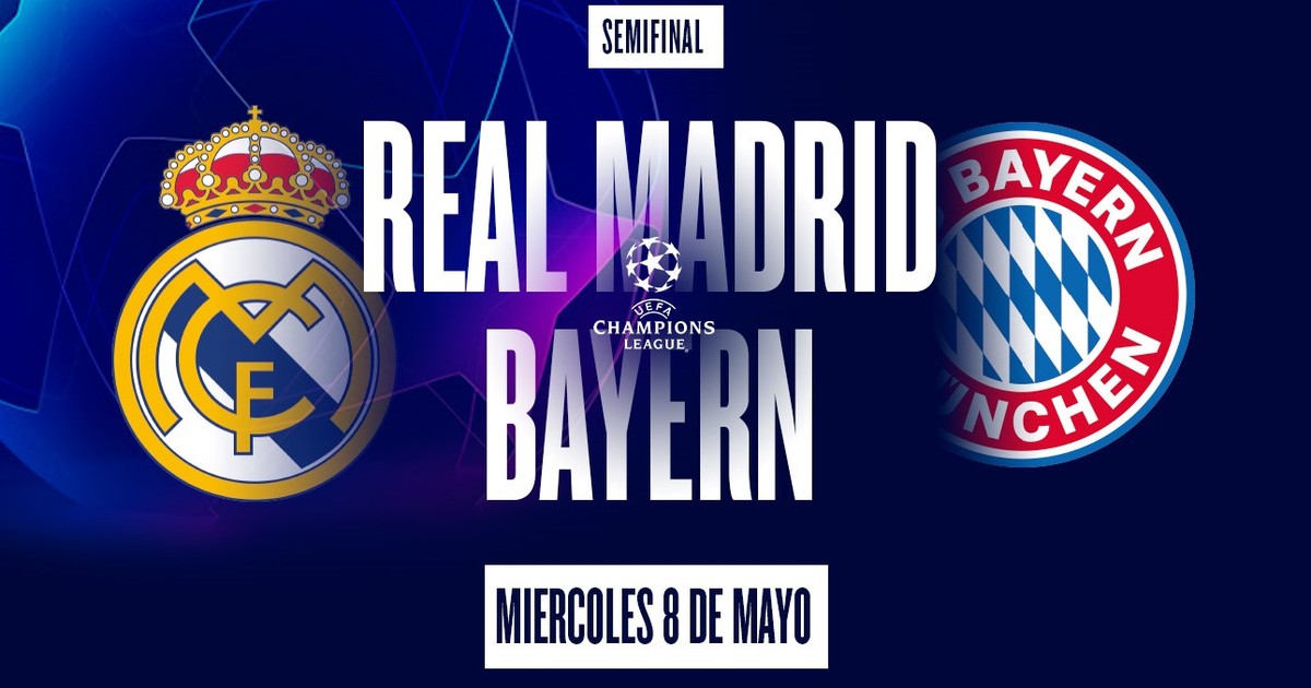 Real Madrid vs Bayern Munich en vivo